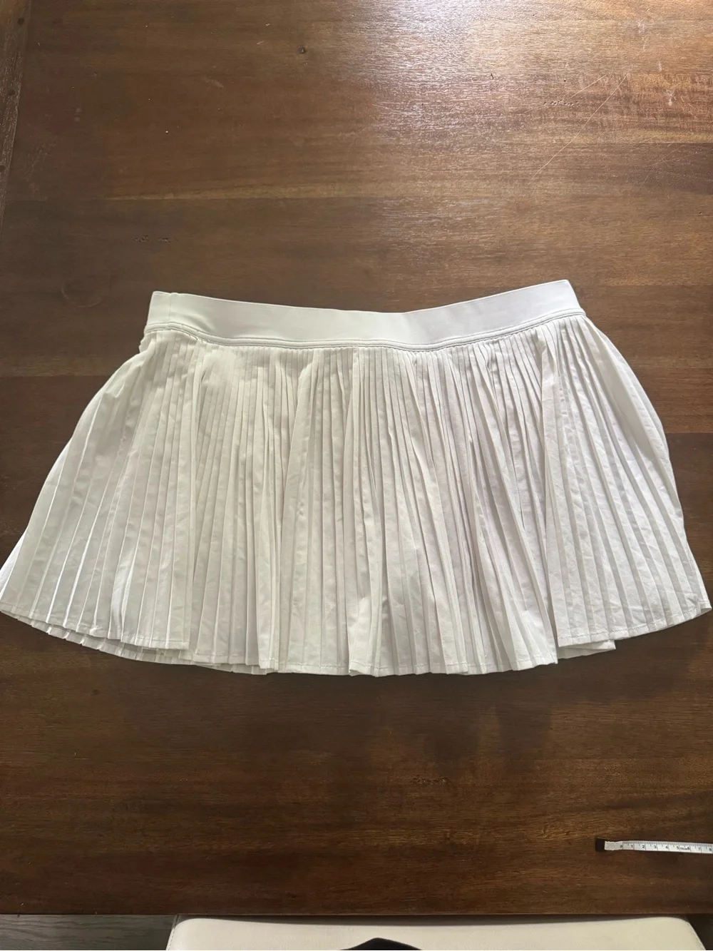 lululemon athletica White RePleat High-Rise Tennis Skort Size 14